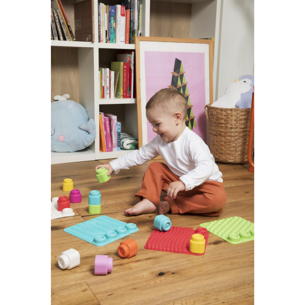 Tapis Sensoriels Clemmy Clementoni - Éveil Tactile Bébé 6 Mois+
