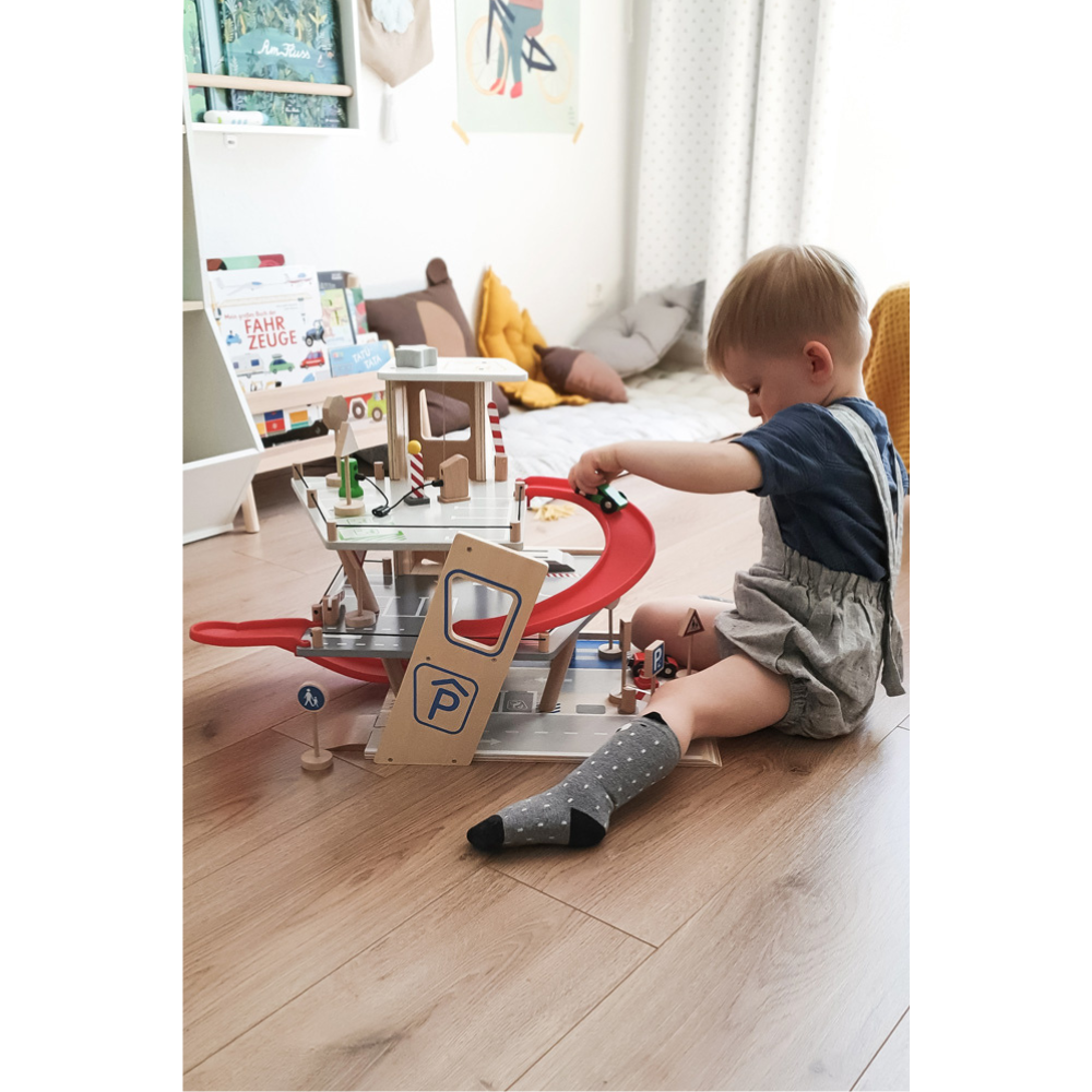 Set Éducatif 25 Panneaux de Signalisation en Bois - Sécurité Routière