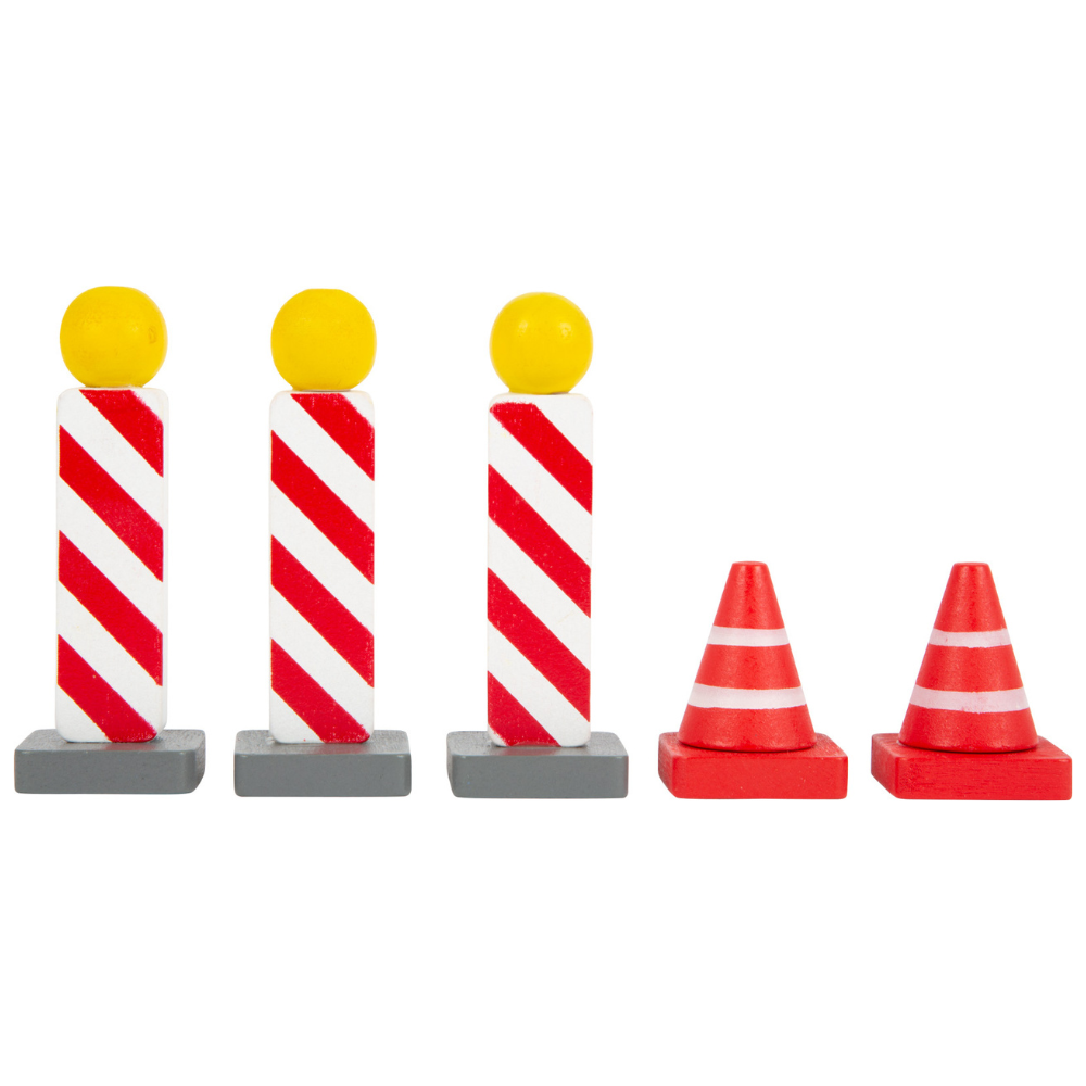 Set Éducatif 25 Panneaux de Signalisation en Bois - Sécurité Routière