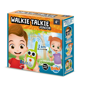 Talkie walkie junior Buki bleu et rose pour enfants