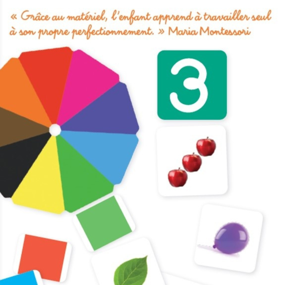 Cartes rugueuses chiffres Montessori pour motricité fine