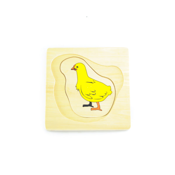 Puzzle cycle de vie de la poule