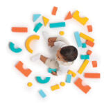 Jeu de Construction en Mousse Ludi - 28 Blocs Éveil et Motricité