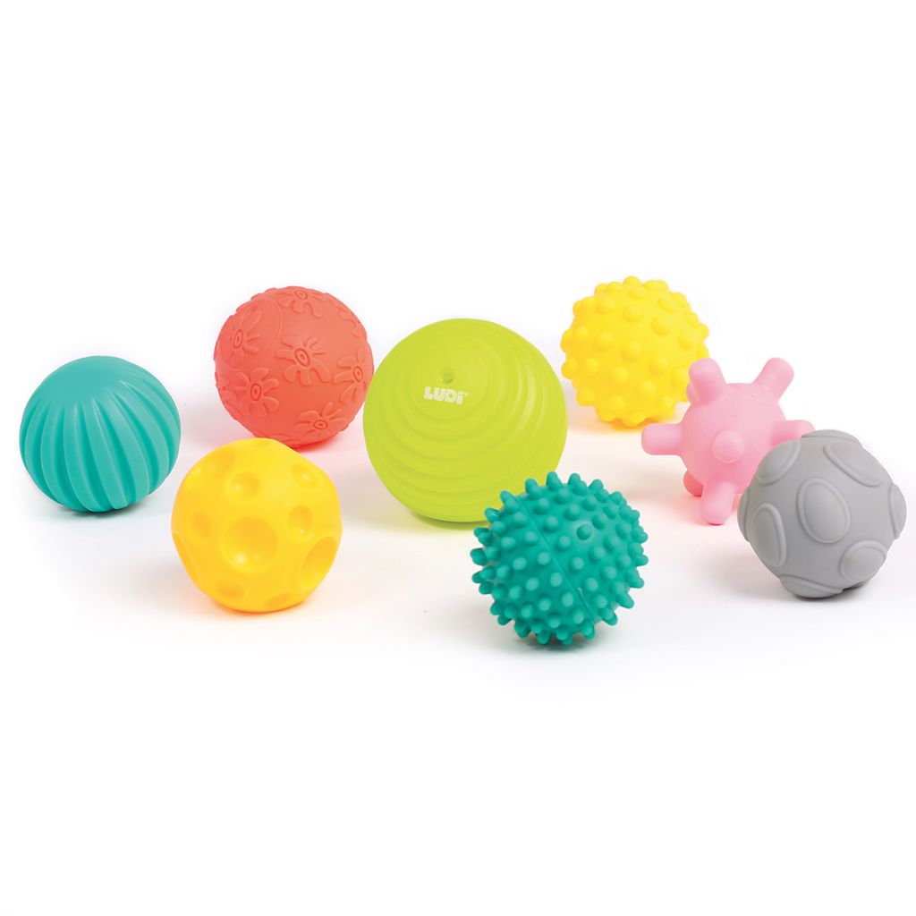 Coffret 8 Balles Sensorielles Montessori pour Bébé - Éveil & Motricité