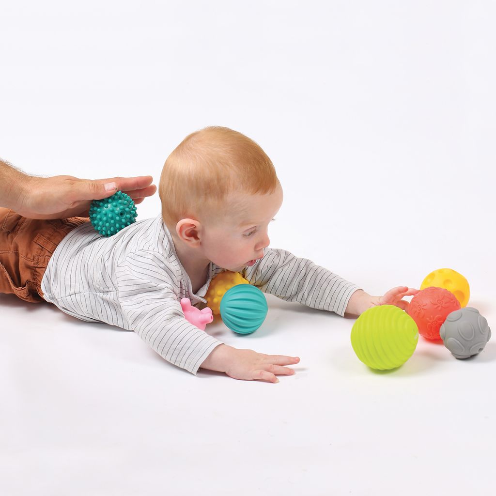 Coffret 8 Balles Sensorielles Montessori pour Bébé - Éveil & Motricité