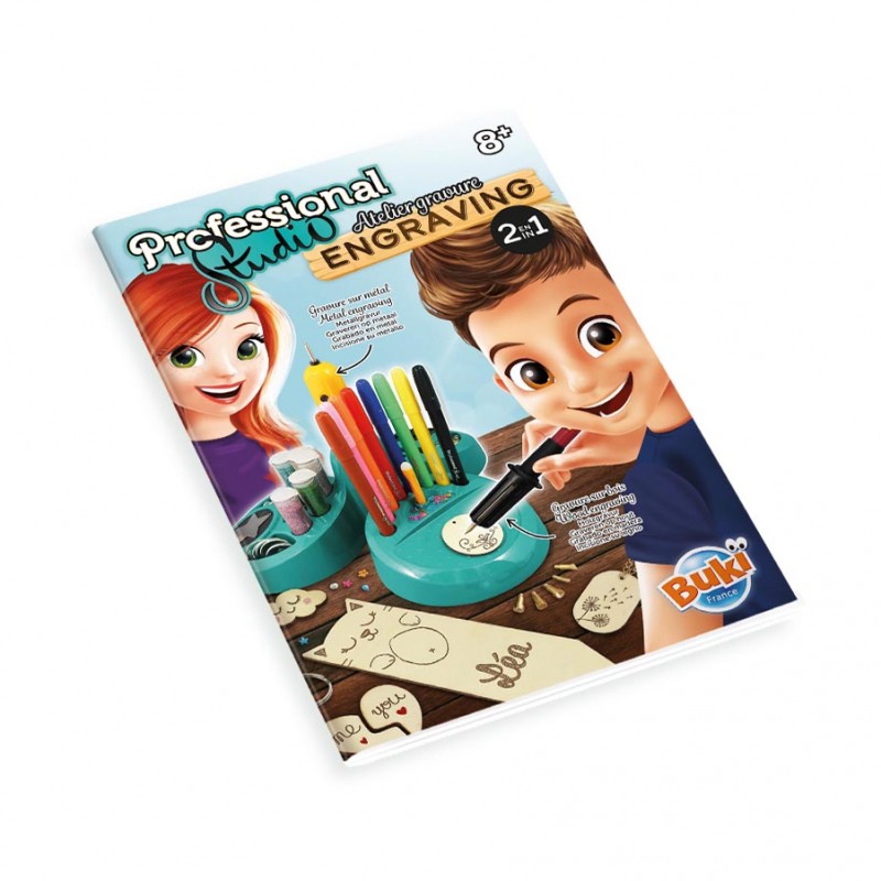 Kit Gravure Créative Enfant dès 8 ans : Personnalisez Objets Bois & Métal