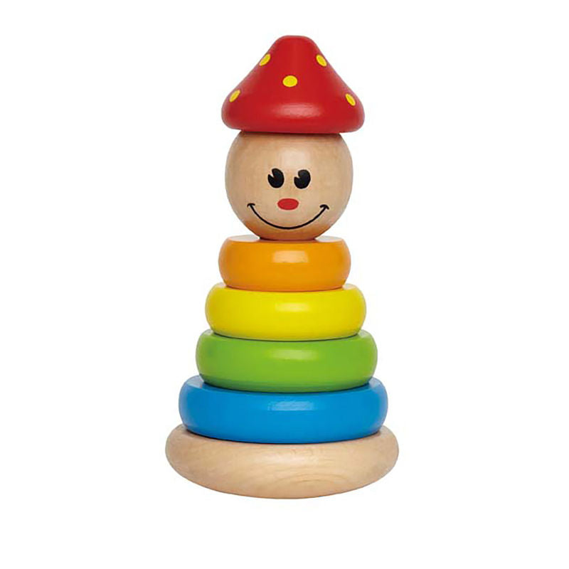 Jouet Clown à Empiler Hape - Éveil Motricité Fine Bébé dès 12 Mois