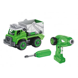 Visseuse électrique transformable en télécommande du camion de chantier