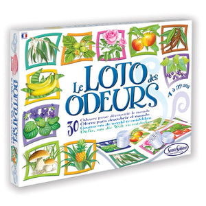 Gamme d'odeurs disponibles dans le Loto des Odeurs