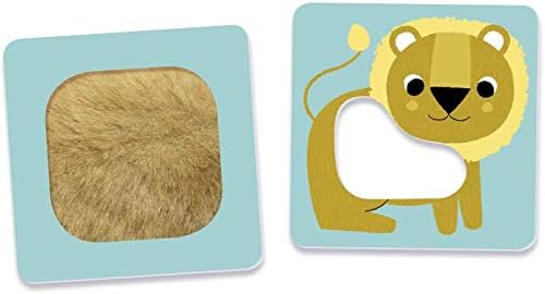 Les Animaux à Toucher Nathan - Jeu Éveil Sensoriel Bébé dès 12 Mois