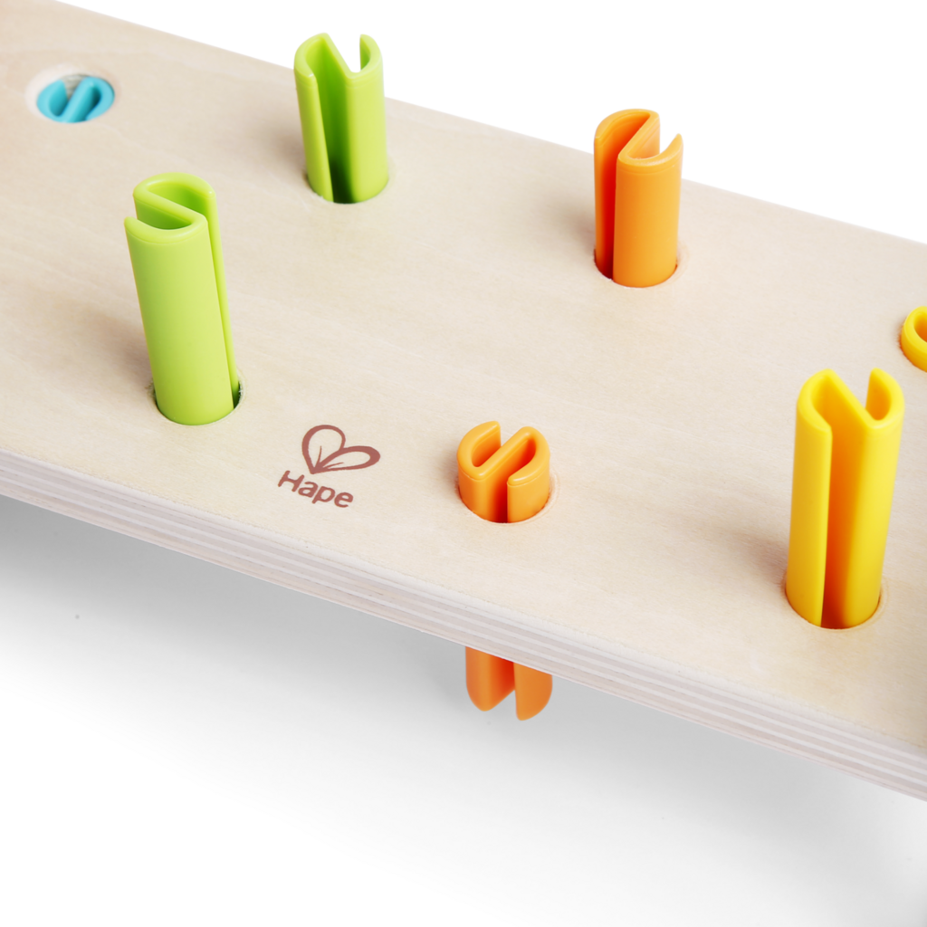 Hape Banc à Marteler Arc-en-Ciel | Jouet Éveil Montessori en Bois