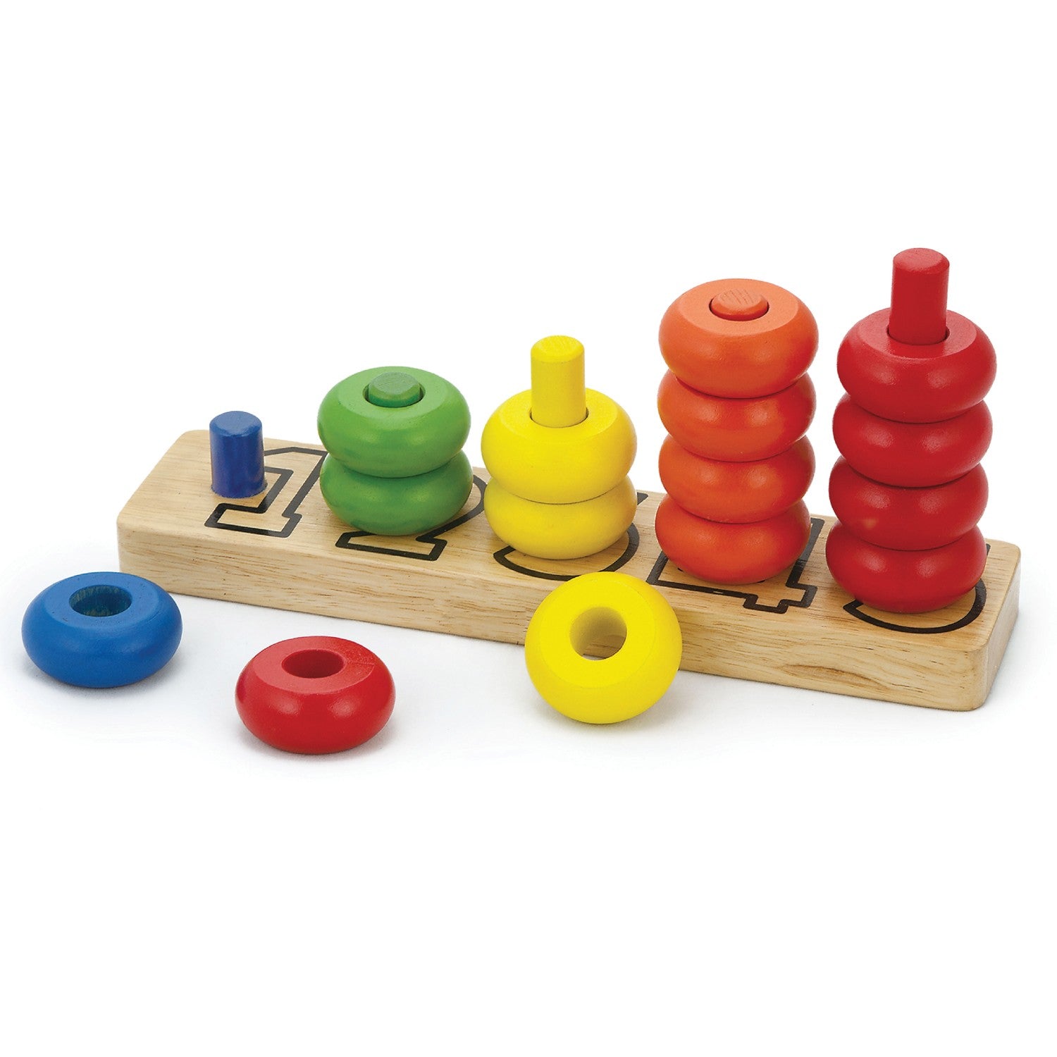 Jeu de motricité en bois Viga Toys pour apprendre à compter de 1 à 5
