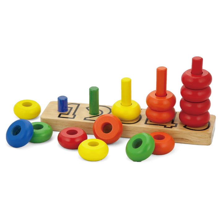 Jeu de Motricité Viga Toys: Apprendre à Compter | Bois 2 ans+