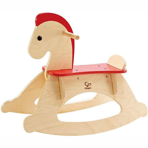 Cheval à bascule en bois Hape avec arceau de sécurité amovible pour bébé