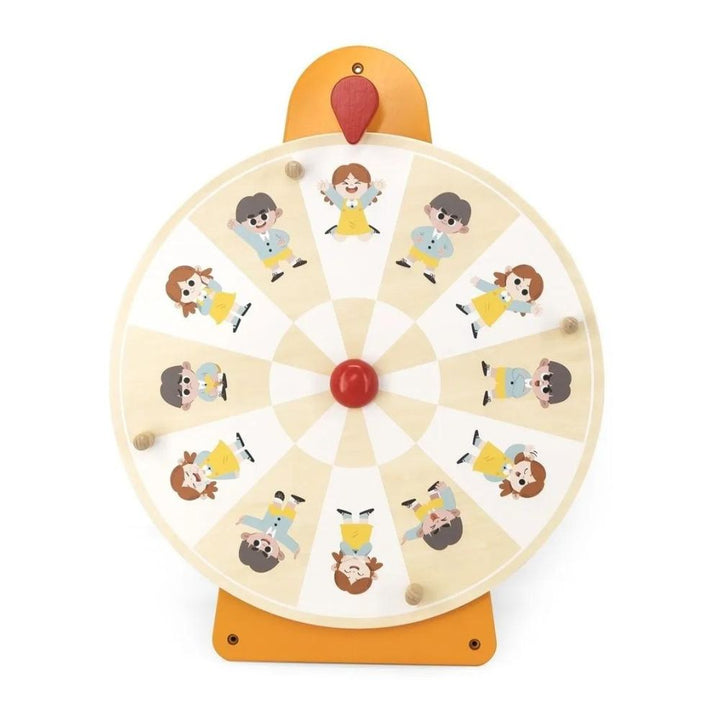 Jouet mural La roue des émotions 12 expressions éducatif 3+