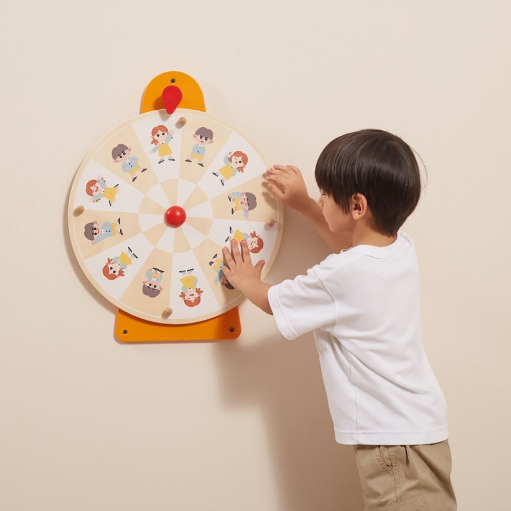 Jouet Mural Éducatif La Roue des Émotions 3+ - Développement Social Enfants