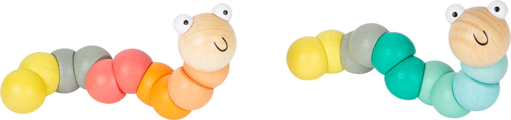 Chenille de Motricité en Bois Small Foot - Jouet d'Éveil Montessori 12m+