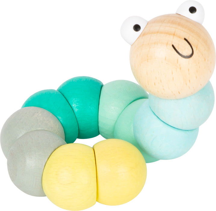 Chenille de Motricité en Bois Small Foot - Jouet d'Éveil Montessori 12m+