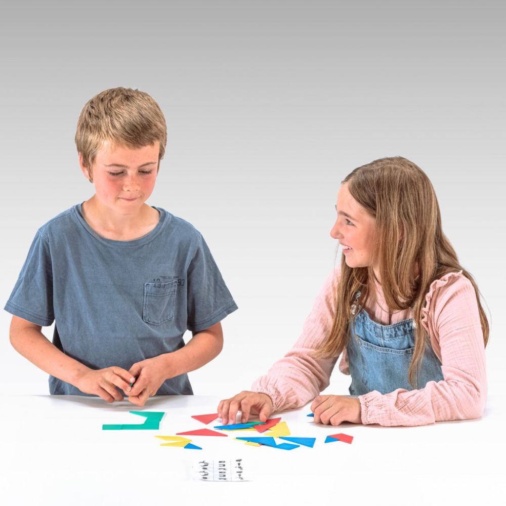 Lot de 4 Tangrams Éducatifs en Re-Plastic® - 3 Ans+