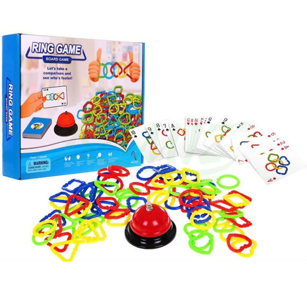 <div>Set complet de maillons géométriques Ring Game 127 pièces</div>
