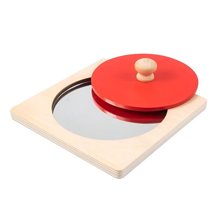Puzzle Disque Miroir Montessori - Éveil Sensoriel et Motricité Fine