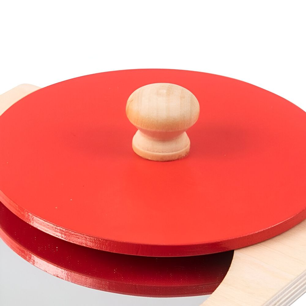 Puzzle Disque Miroir Montessori - Éveil Sensoriel et Motricité Fine