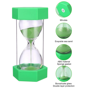 Sablier en verre design moderne pour gestion du temps