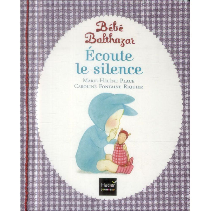 Poupée Bébé Balthazar et son ours Pépin pour éveil sensoriel Montessori