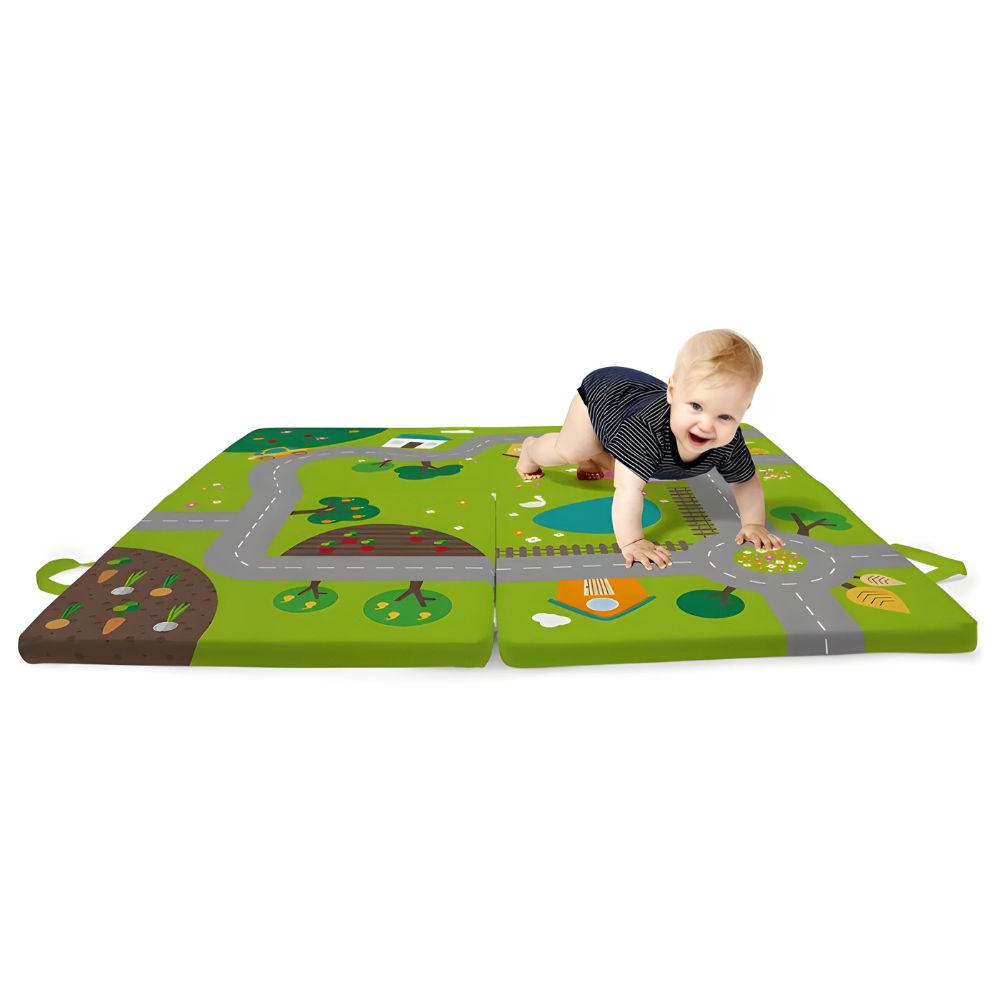 Matelas de sieste épais et confortable pour enfant en microfibre