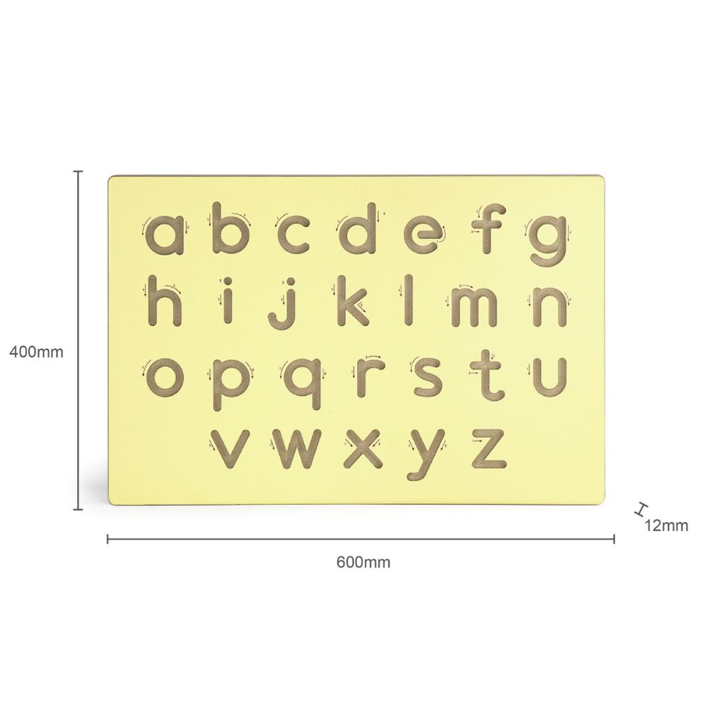 Pistes Graphiques en Bois VIGA - Apprentissage Écriture Lettres Minuscules