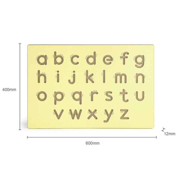 Pistes Graphiques en Bois VIGA - Apprentissage Écriture Lettres Minuscules