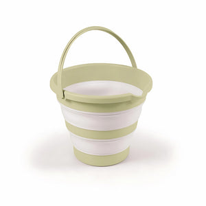 Baignoire bébé pliable grise et blanche design ergonomique pour gain de place
