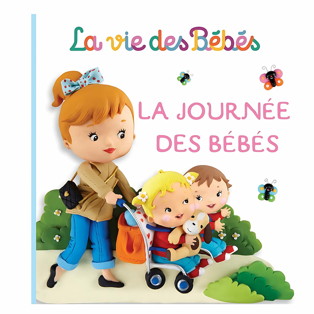 Livre éveil La Journée des Bébés avec illustrations en pâte à modeler pour enfants