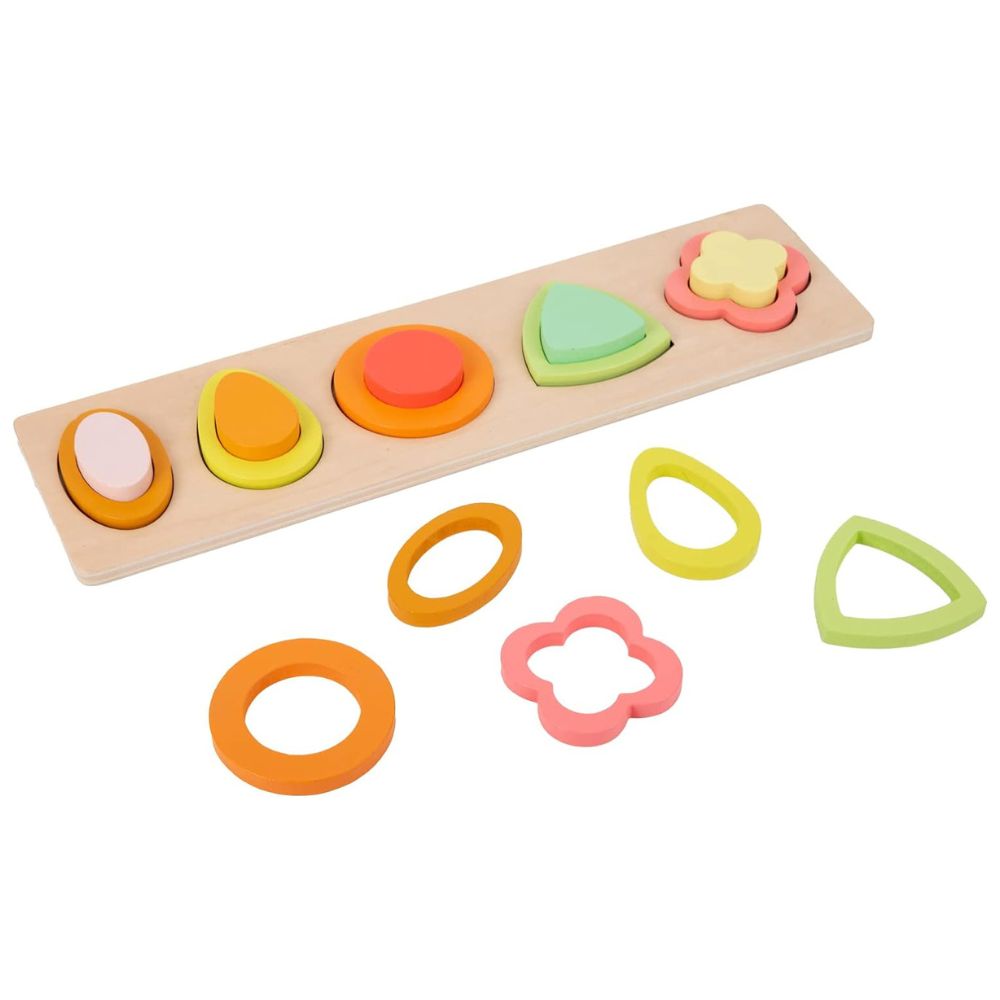 Set de 2 Puzzles Montessori 3D - Éveil et Motricité Fine Bébé
