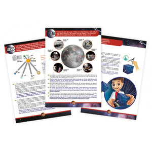 Enfant utilisant le télescope SmartBebe pour observer la lune