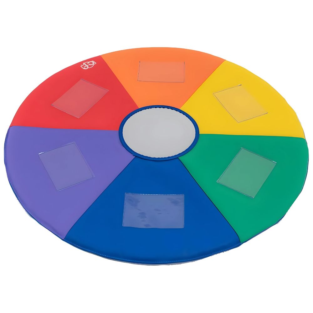 Tapis d'Éveil Sensoriel Rainbow See-Me | Miroir & Photos | Montessori